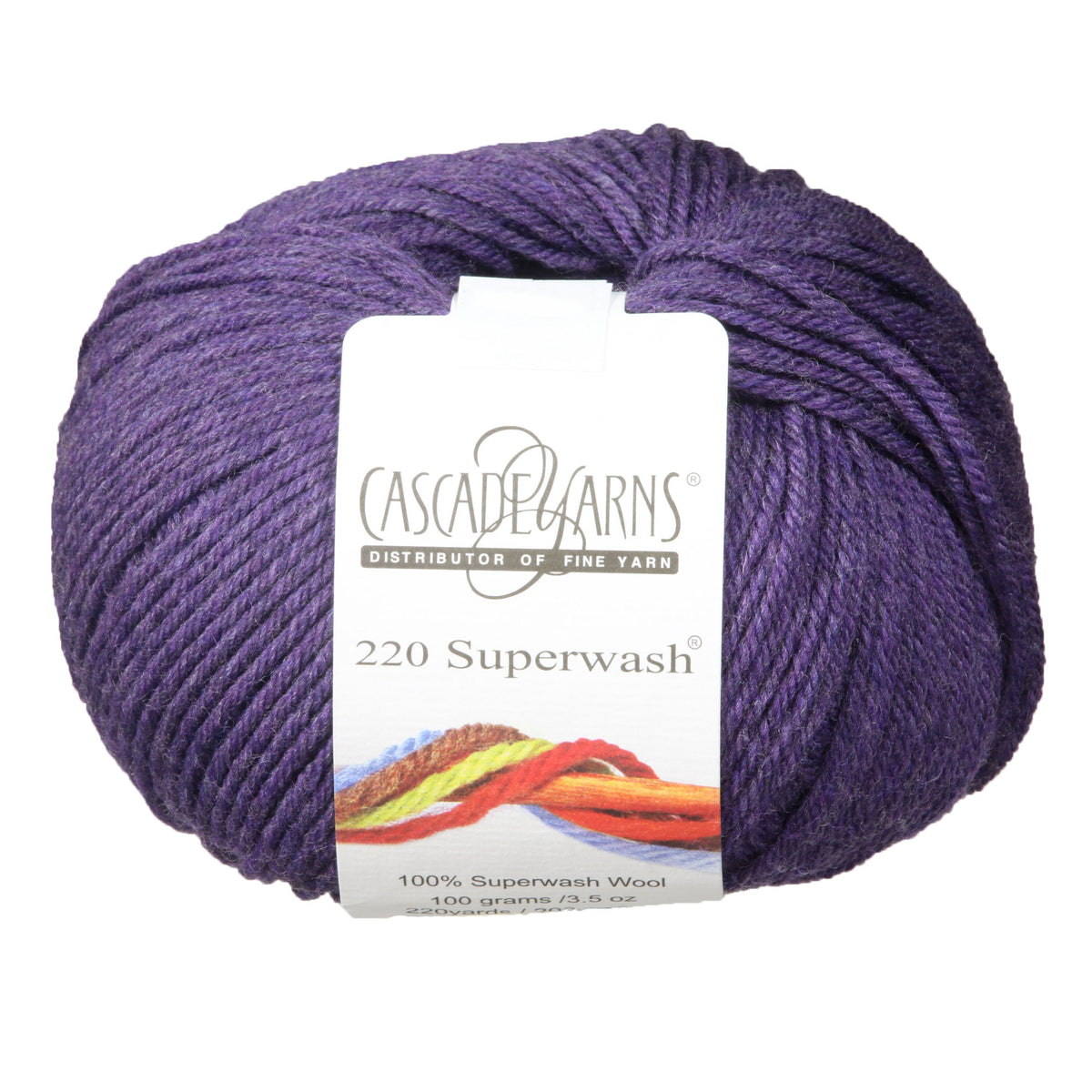 Cascade Yarns 220 Superwash Yarn - 1948 - Mystic Purple - Zoom Image