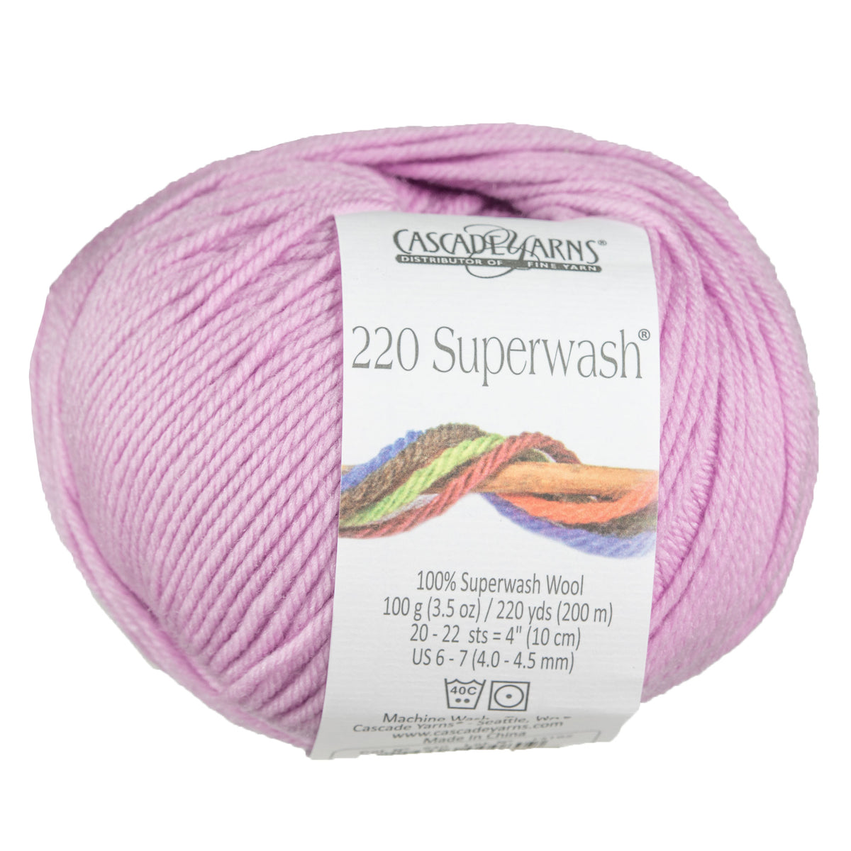 Cascade Yarns 220 Superwash Yarn - 0840 Iris - Zoom Image
