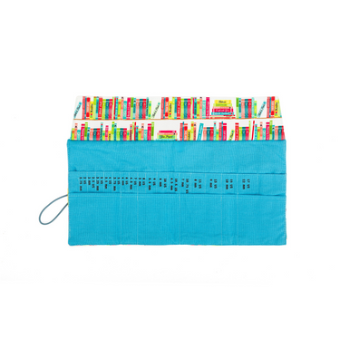 della Q Interchangeable Needle Case -  185-1 - *Linen - Library - Sky