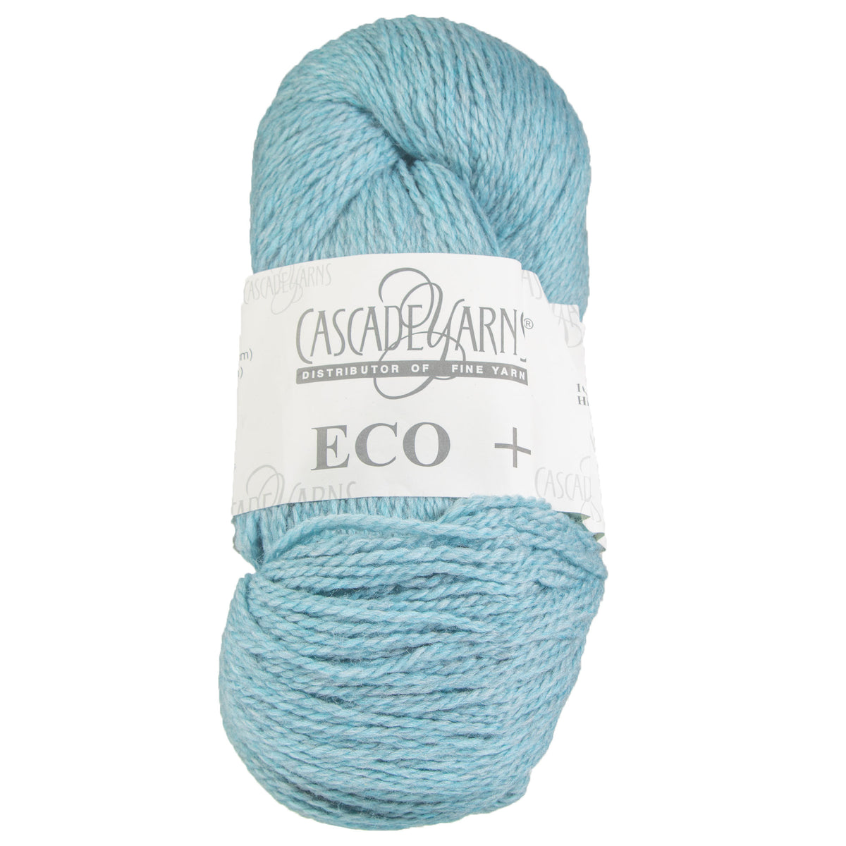 Cascade Yarns Eco+ Yarn - 9452 Summer Sky Heather - Zoom Image

