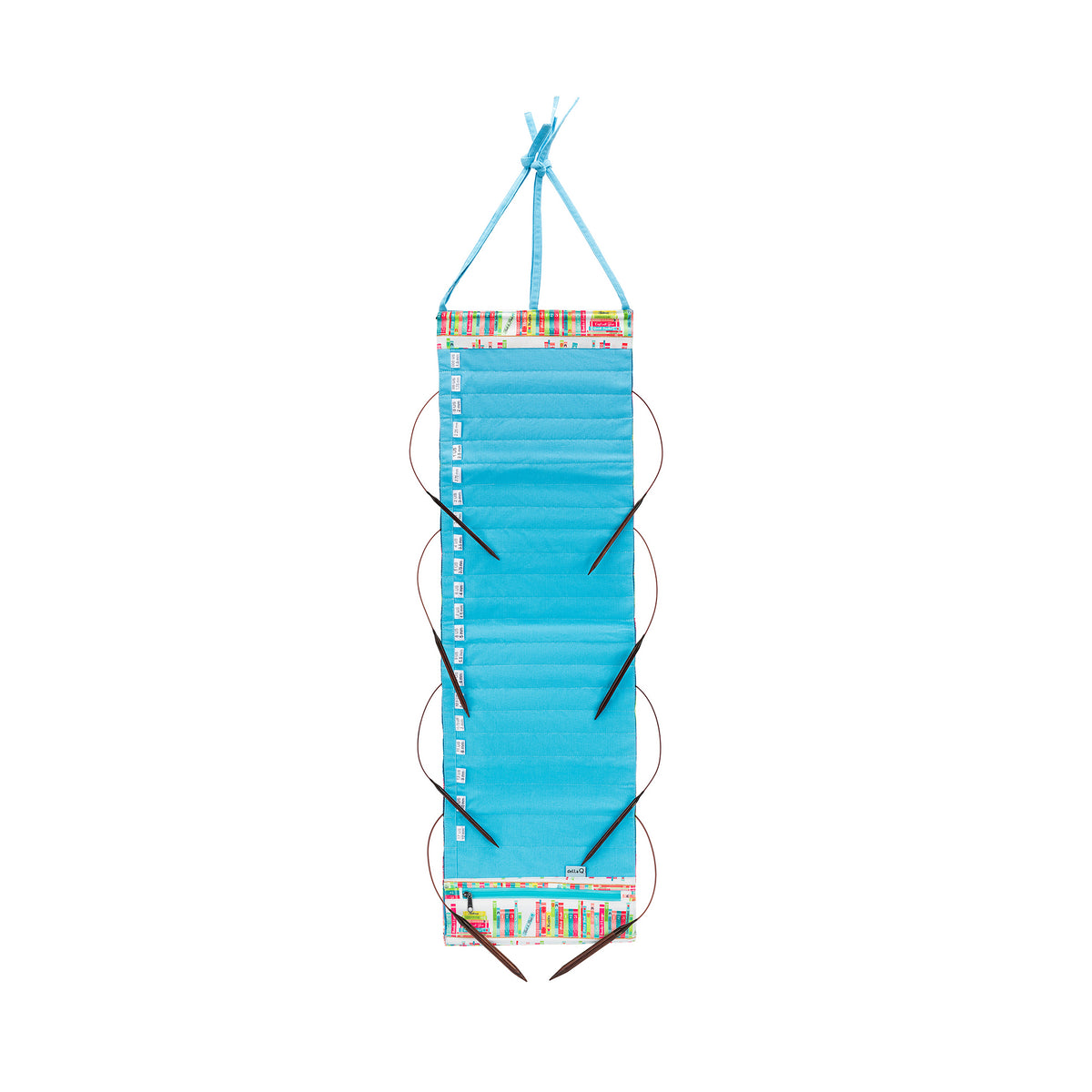 della Q Hanging Circular Needle Organizer - 142-1 - *Linen - Library - Sky
