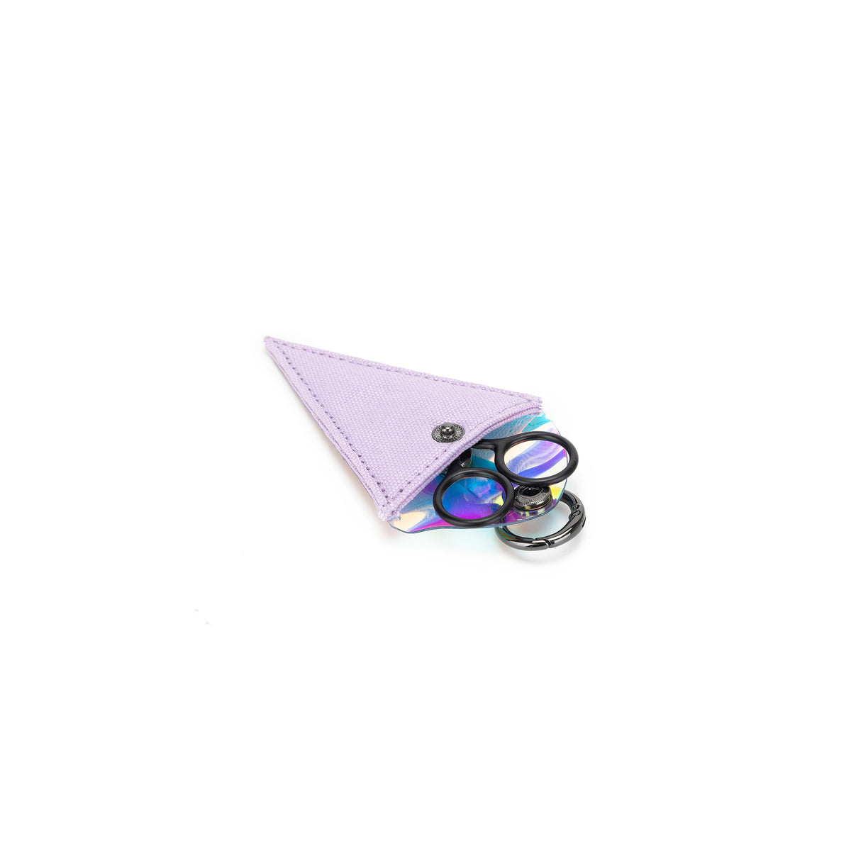 della Q Glow Collection - Vinyl Scissor Pocket with Scissors - Twilight
