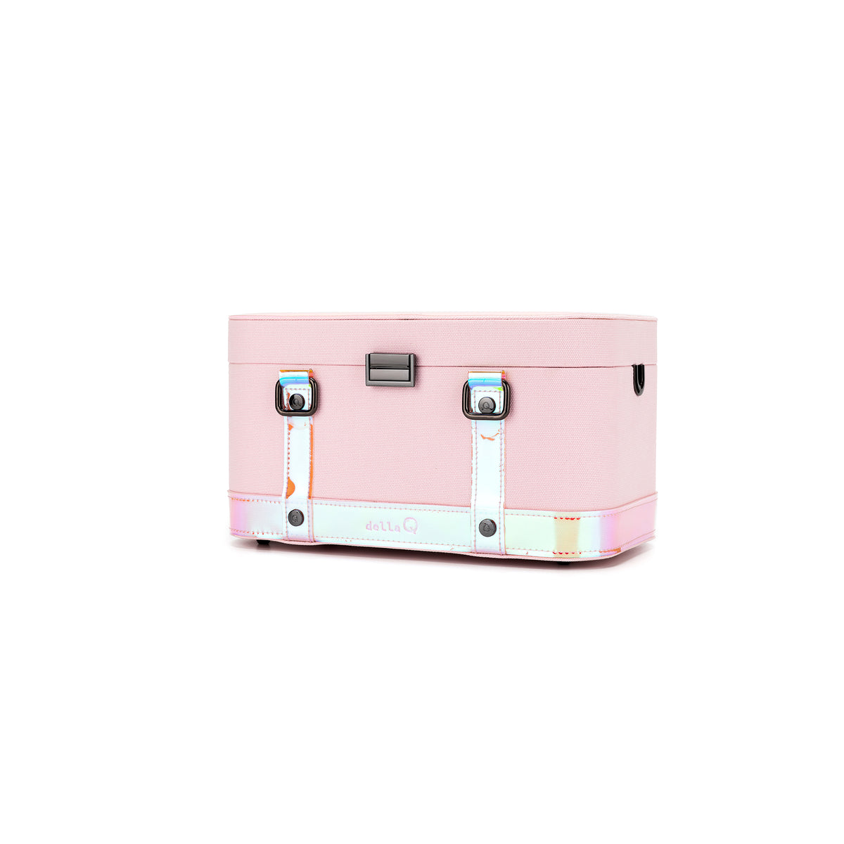 della Q Glow Collection - Vinyl Train Case - Sunset
