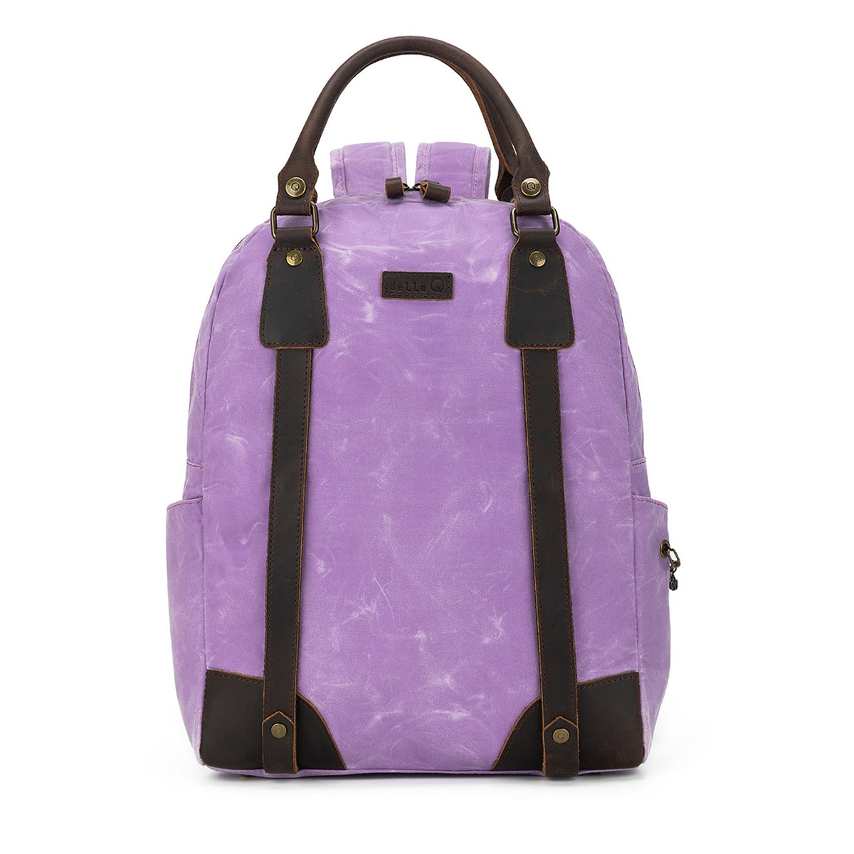 della Q Maker's Canvas Backpack - Violet Purple
