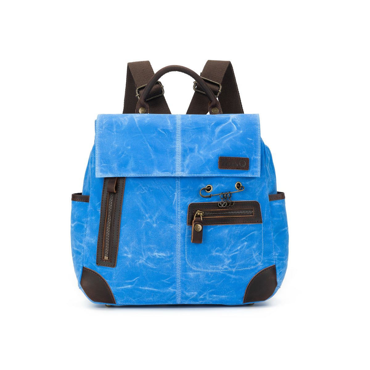 della Q Maker's Midi Backpack - Azure Blue
