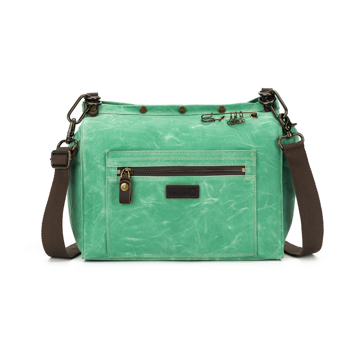 della Q Maker's Canvas Rucksack - Jade Green

