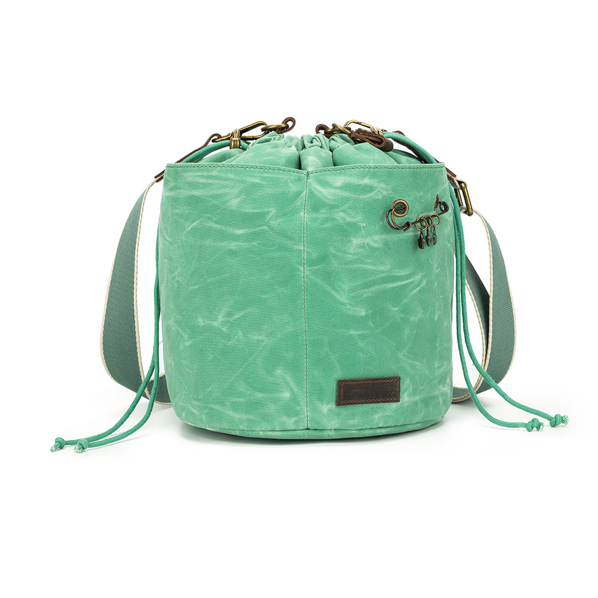 della Q Maker's Canvas Bucket Bag - Jade
