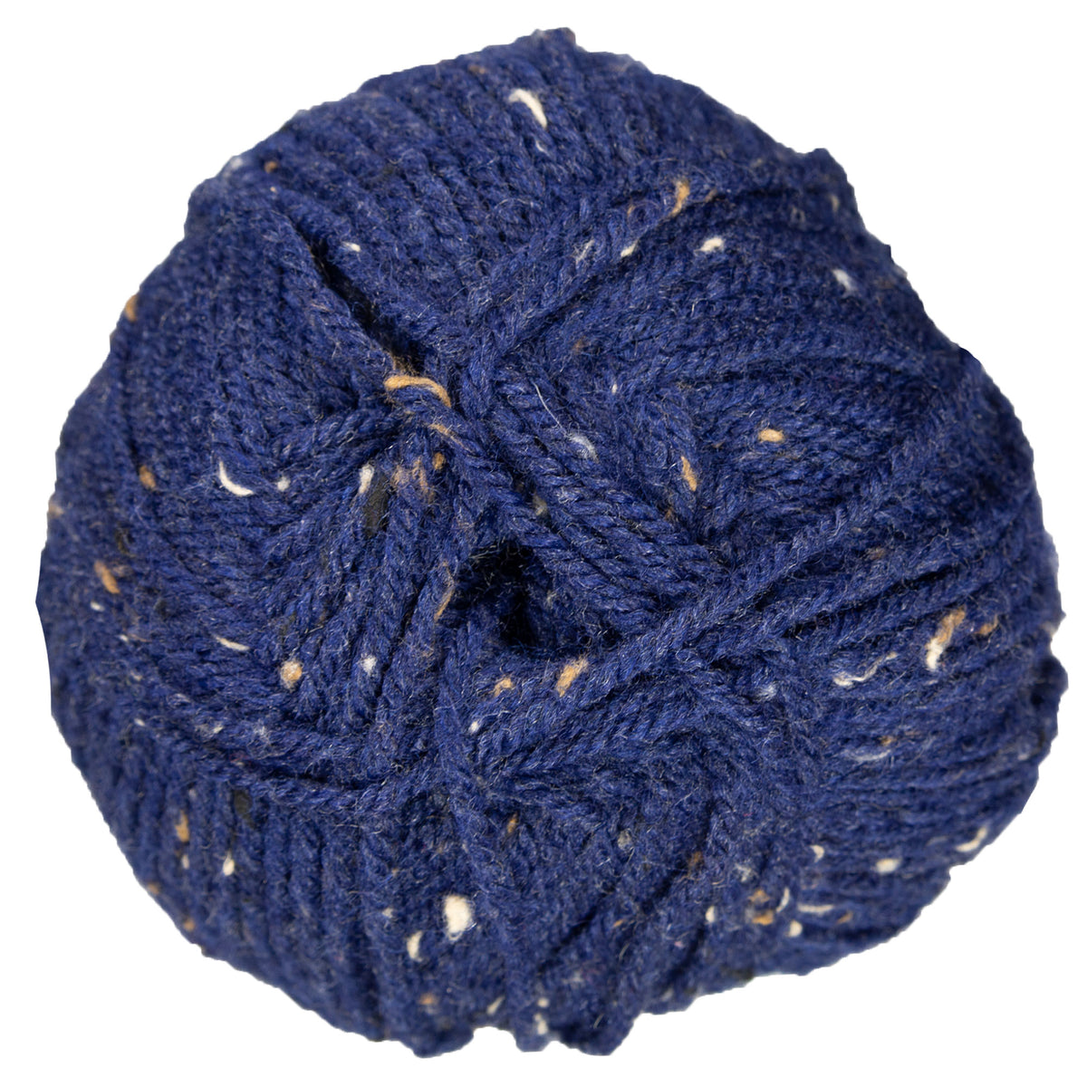 Plymouth Yarn Encore Tweed Yarn - 5854 Navy - Zoom Image
