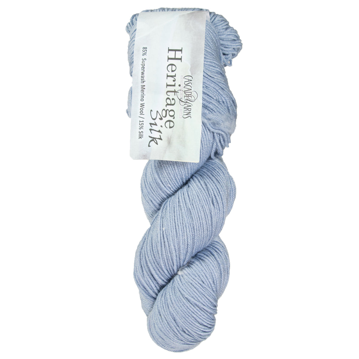 Cascade Yarns Heritage Silk Yarn - 5675 Storm Blue - Zoom Image
