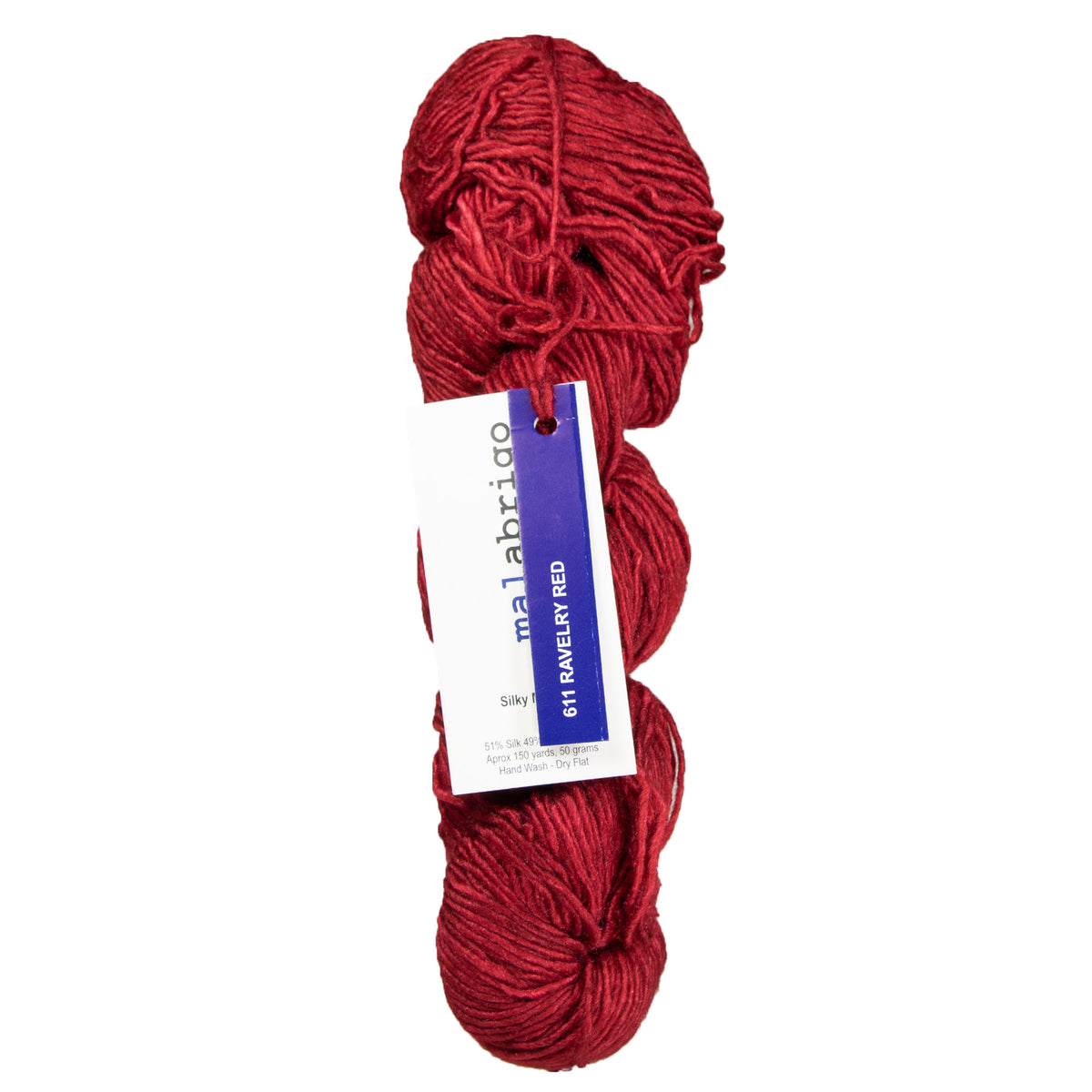 Malabrigo Silky Merino Yarn - 611 Ravelry Red - Zoom Image