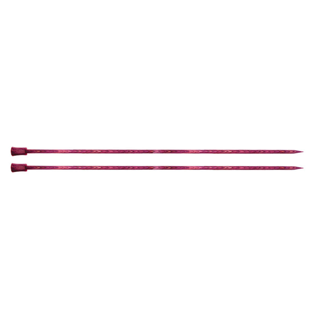 KnitPro Dreamz Single Pointed Needles - US 6 - 14" Fuchsia Fan - Extra Image
