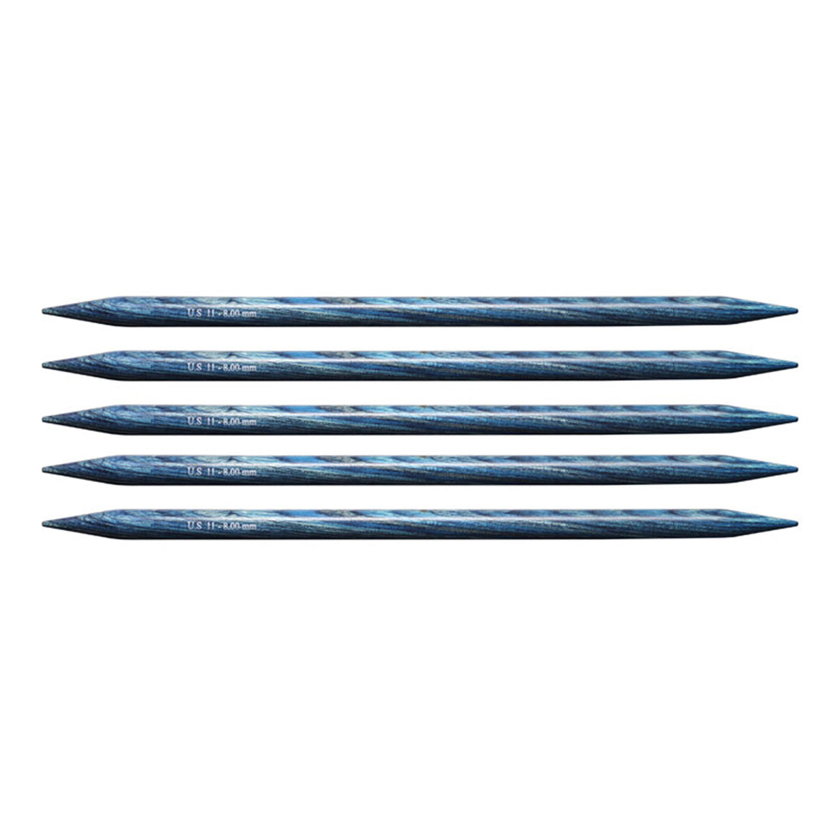KnitPro Dreamz Double Point Needles - US 11 - 8" (8.0mm) Royale Blue - Zoom Image

