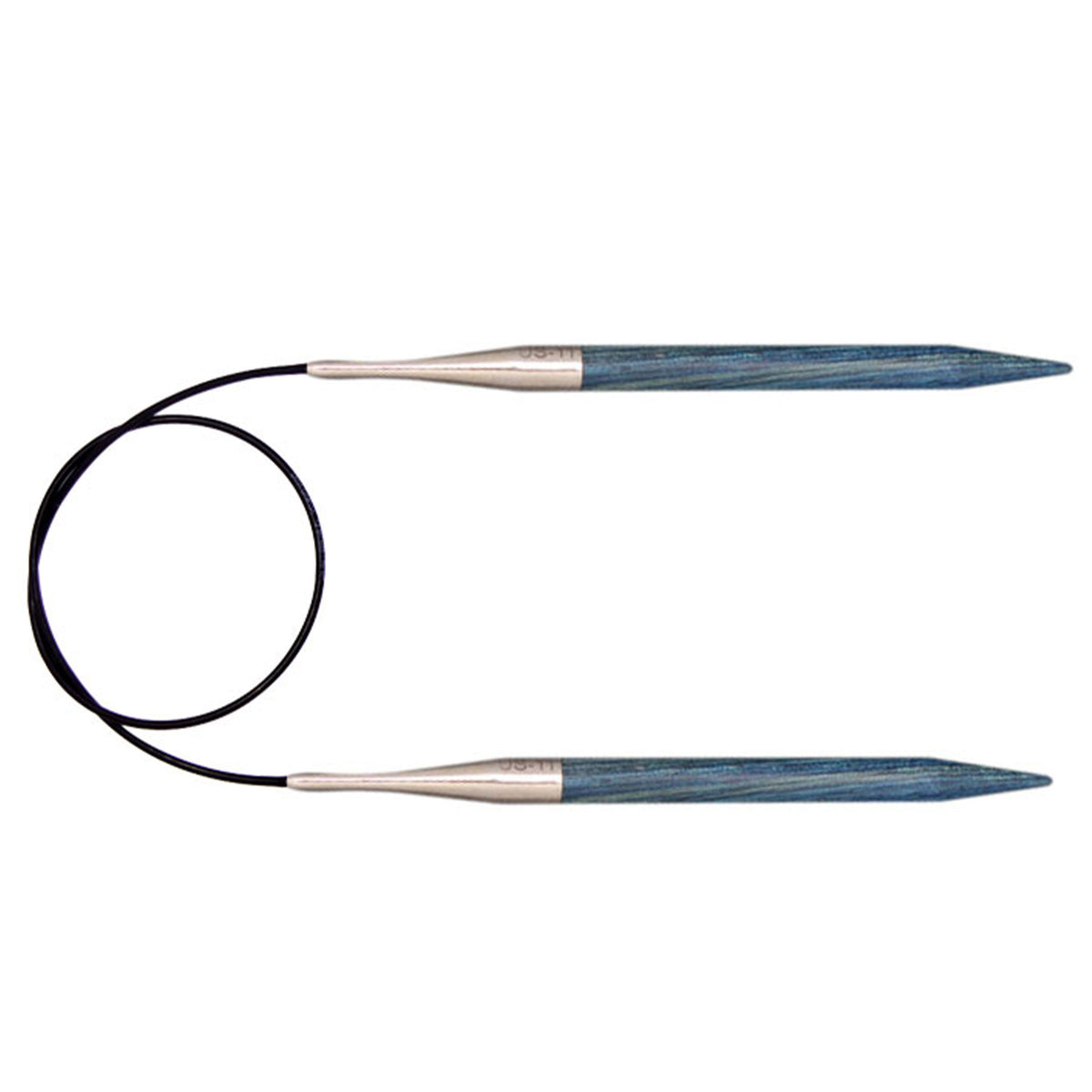KnitPro Dreamz Fixed Circular Needles - US 11 - 24" Royale Blue - Zoom Image
