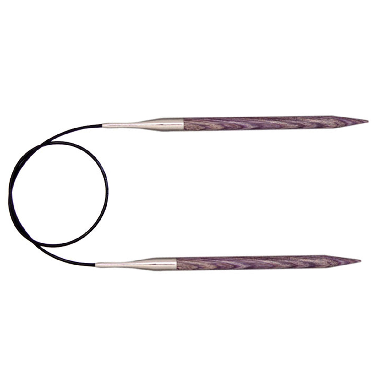 KnitPro Dreamz Fixed Circular Needles - US 10.5 - 32" Purple Passion - Zoom Image

