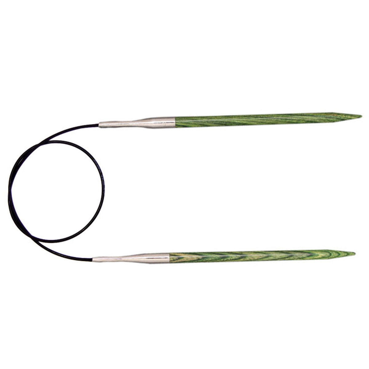 KnitPro Dreamz Fixed Circular Needles - US 9 - 40" Misty Green - Extra Image
