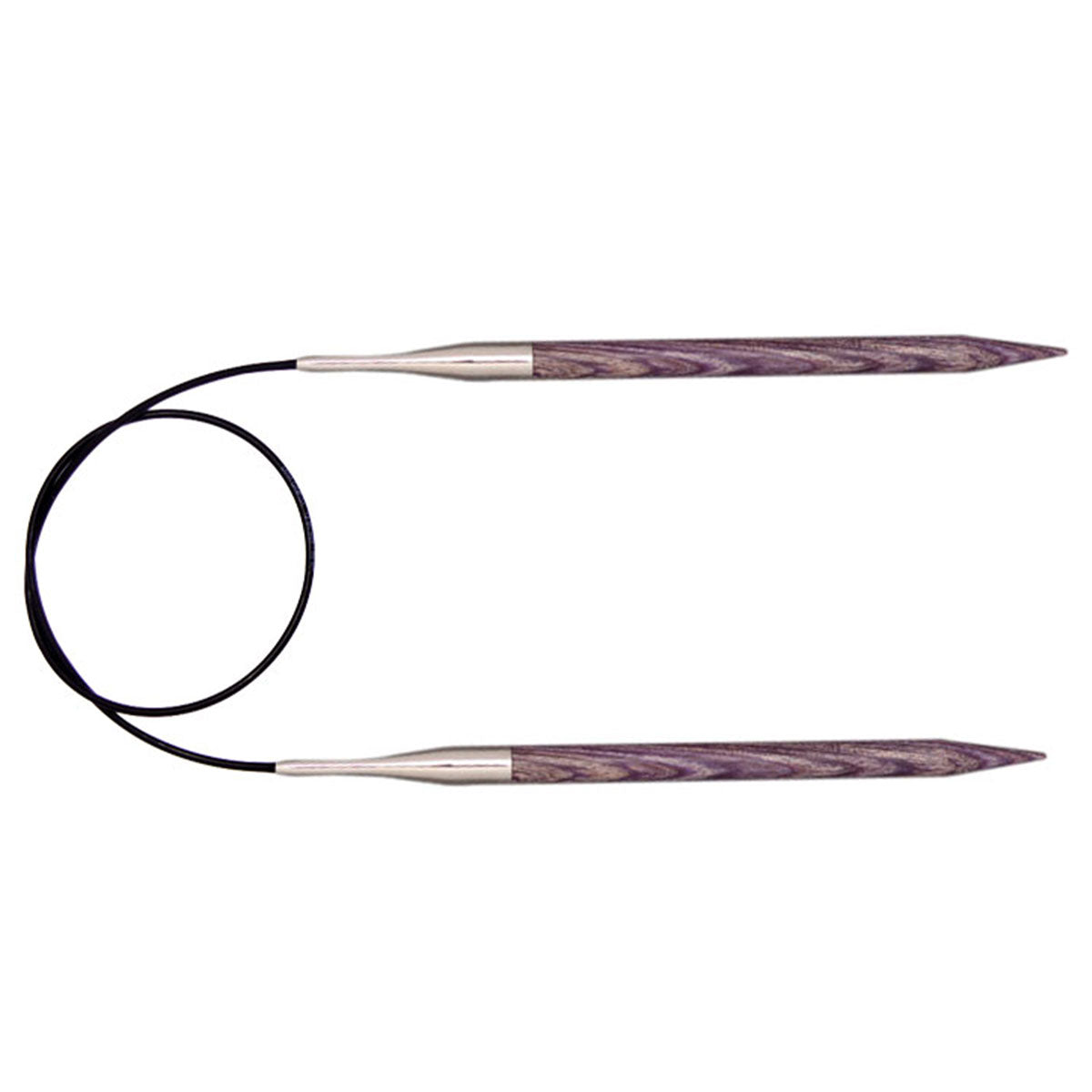 KnitPro Dreamz Fixed Circular Needles - US 10.5 - 40" Purple Passion - Extra Image
