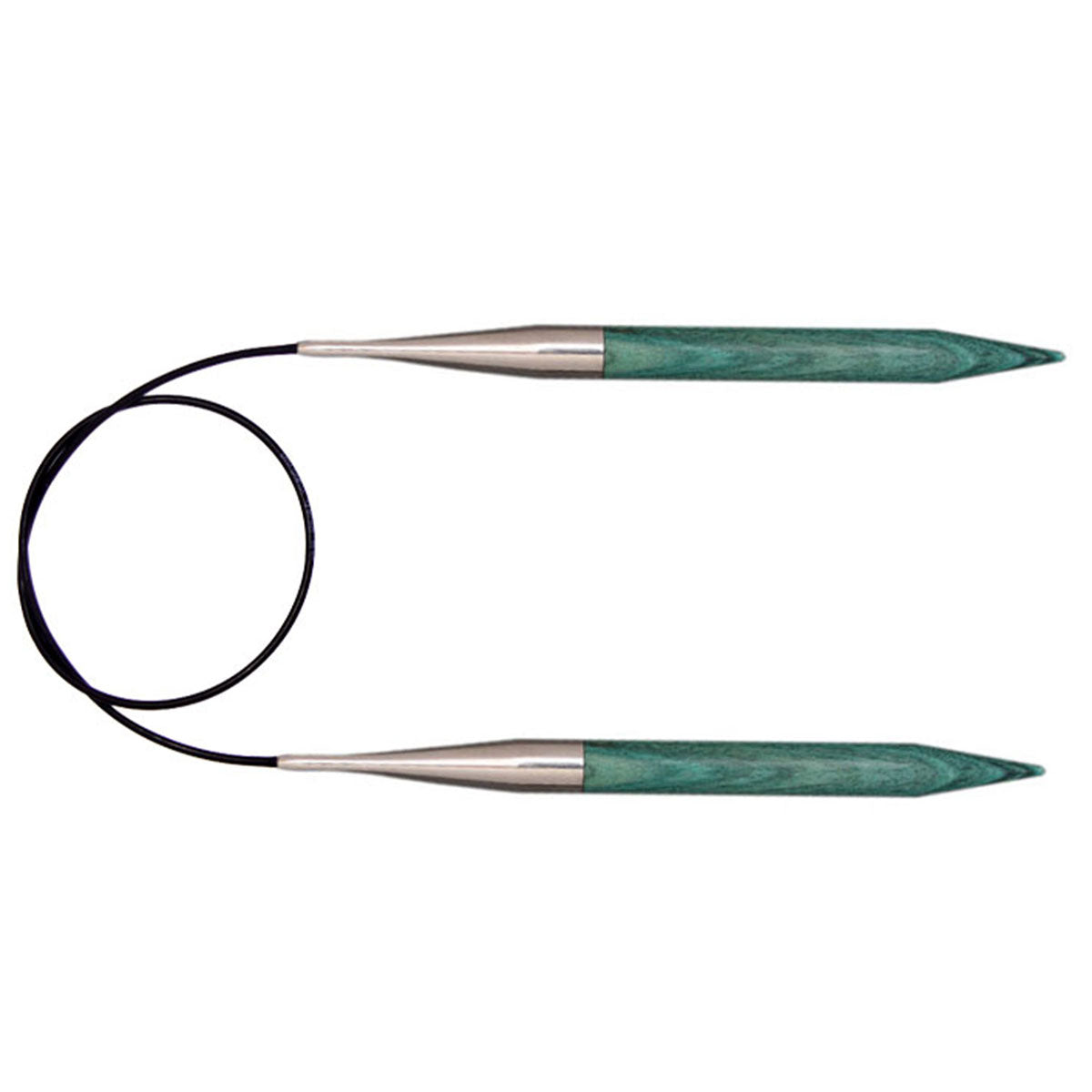 KnitPro Dreamz Fixed Circular Needles - US 15 - 40" Aquamarine - Extra Image
