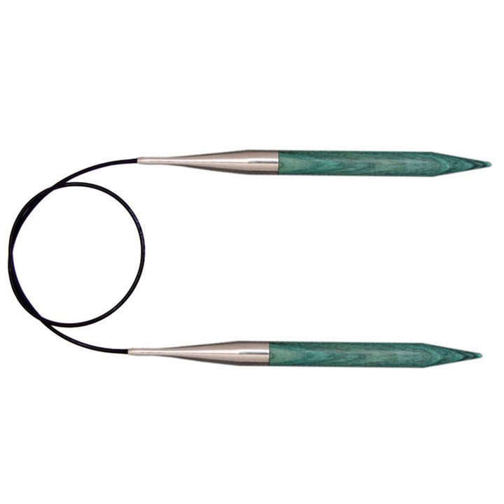KnitPro Dreamz Fixed Circular Needles - US 15 - 40" Aquamarine - Zoom Image