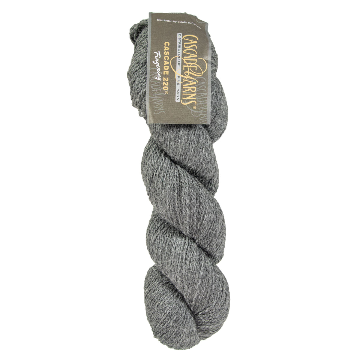 Cascade 220 Fingering Yarn - 8400 Charcoal - Zoom Image
