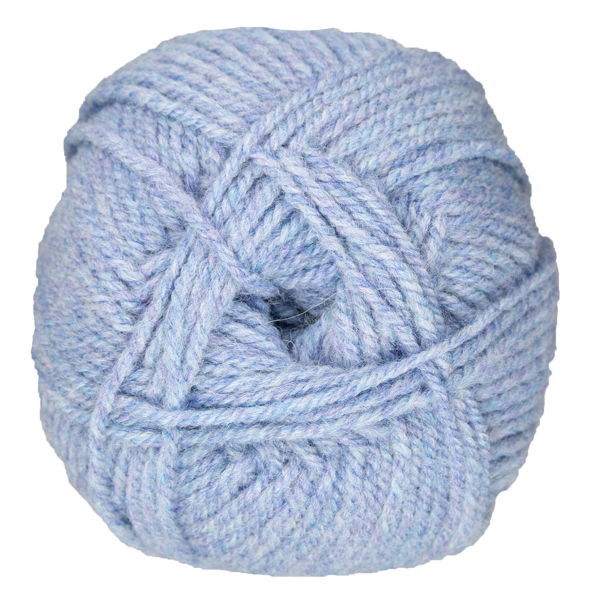 Plymouth Yarn Encore Worsted Yarn - 0149 Periwinkle Heather - Zoom Image

