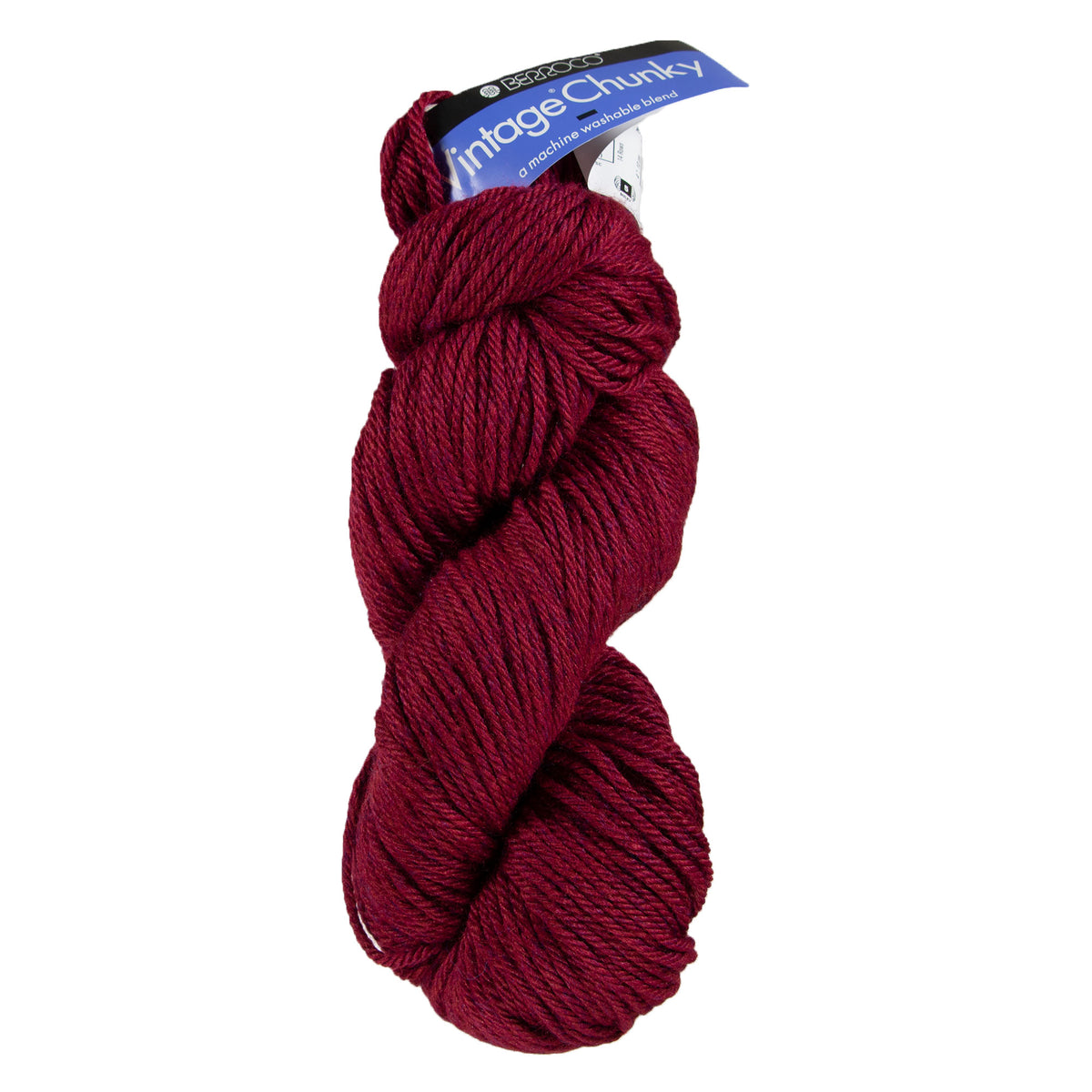 Berroco Vintage Chunky Yarn - 61181 Ruby - Zoom Image
