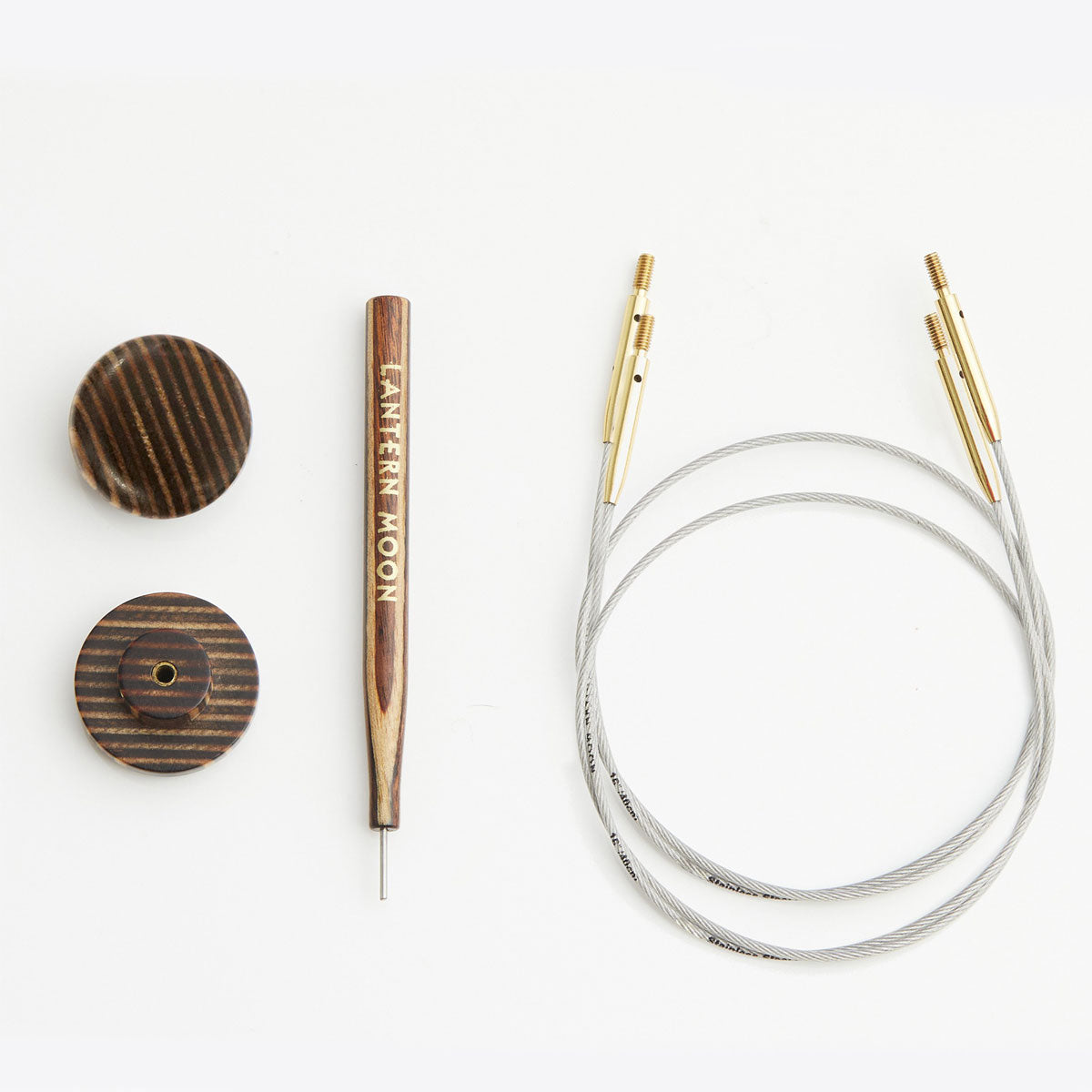 Lantern Moon Swivel Cords - 8" (to make a 16" needle) - Extra Image
