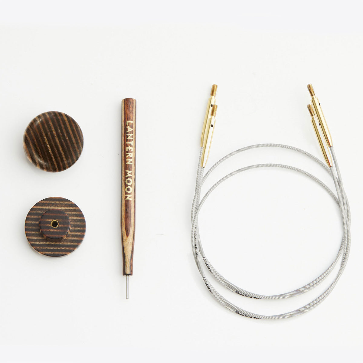 Lantern Moon Swivel Cords - 14" (to make a 24" needle) - Zoom Image
