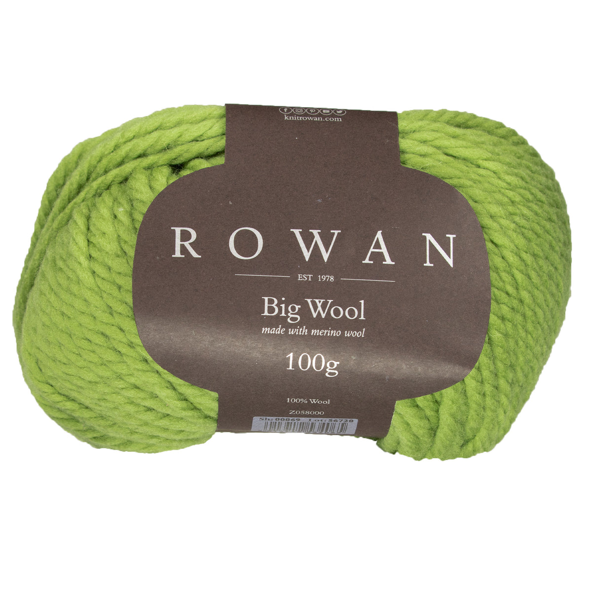 Rowan Big Wool Yarn - 69 Reseda - Zoom Image
