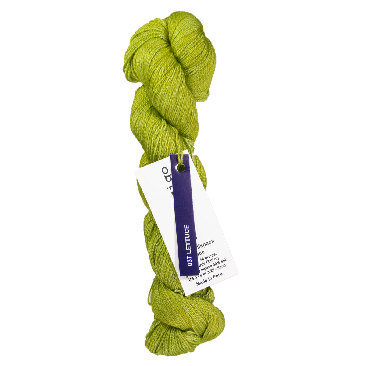 Malabrigo Silkpaca Yarn - 037 Lettuce - Zoom Image
