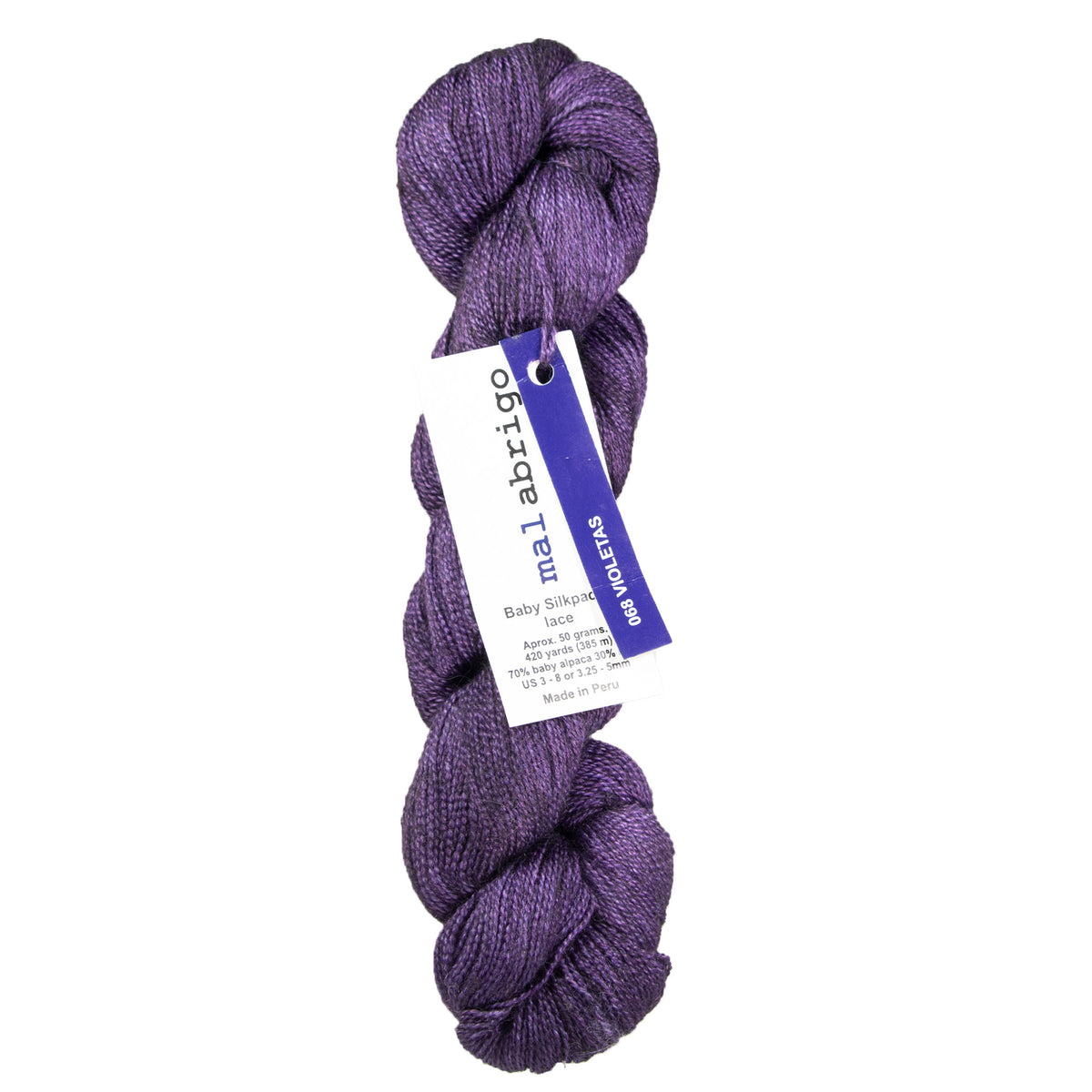 Malabrigo Silkpaca Yarn - 068 Violetas - Zoom Image