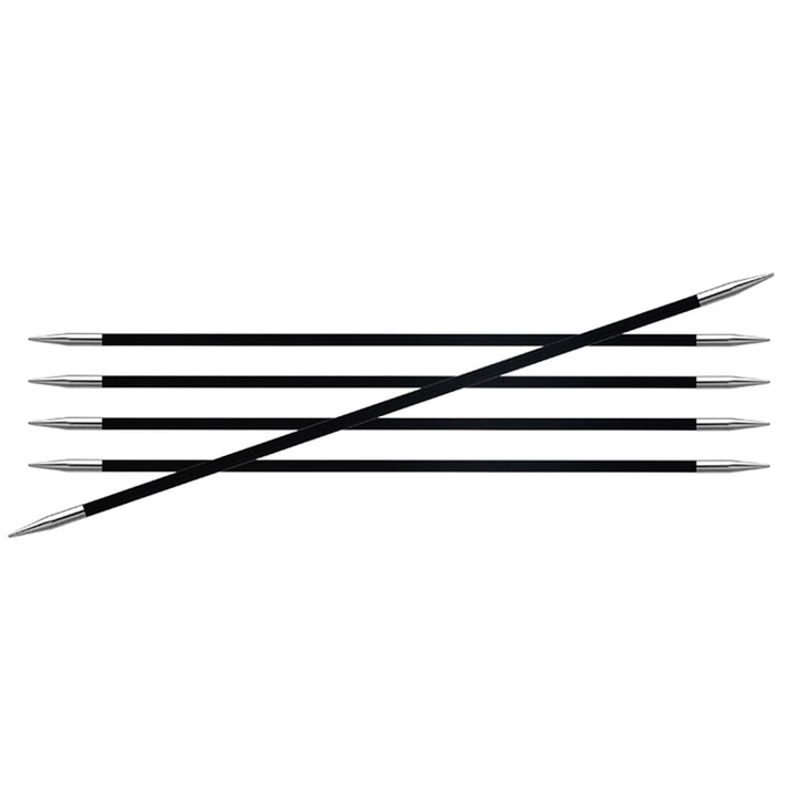 KnitPro Karbonz Double Point Needles - US 4 (3.5mm) - 6" - Extra Image