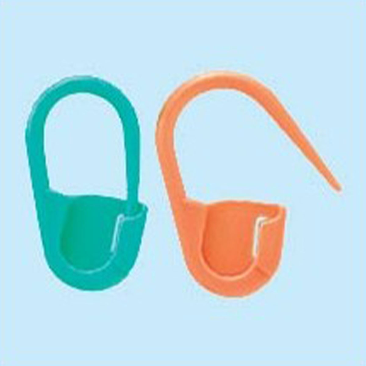 Clover Stitch Markers - Locking Stitch Markers - Extra Image