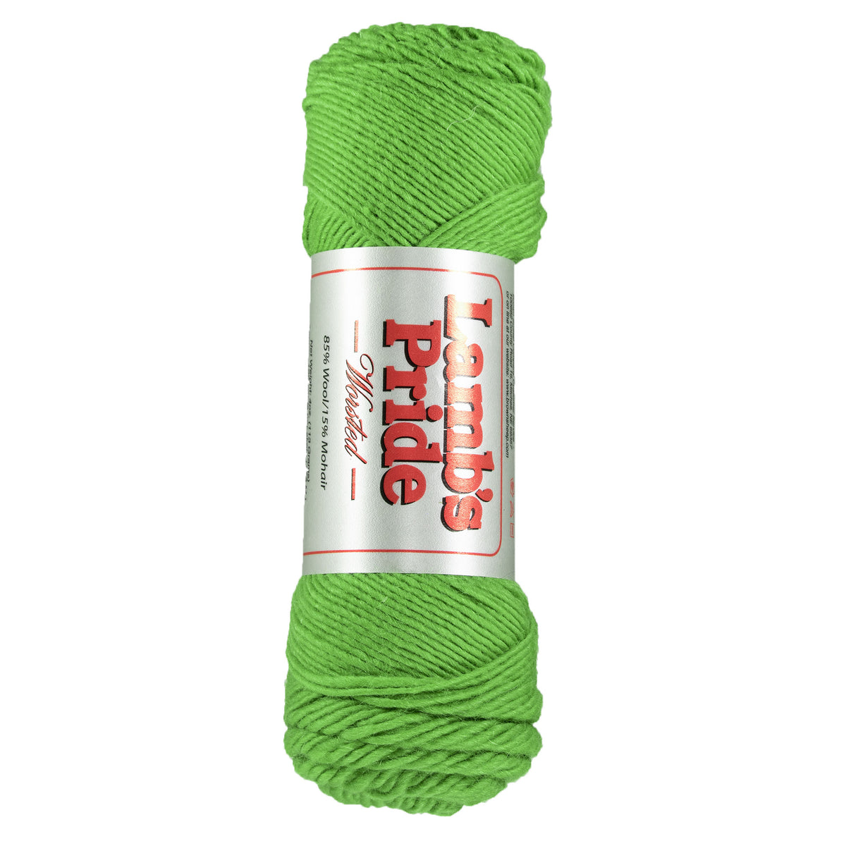 Brown Sheep Lamb's Pride Worsted Yarn - M120 Limeade - Zoom Image
