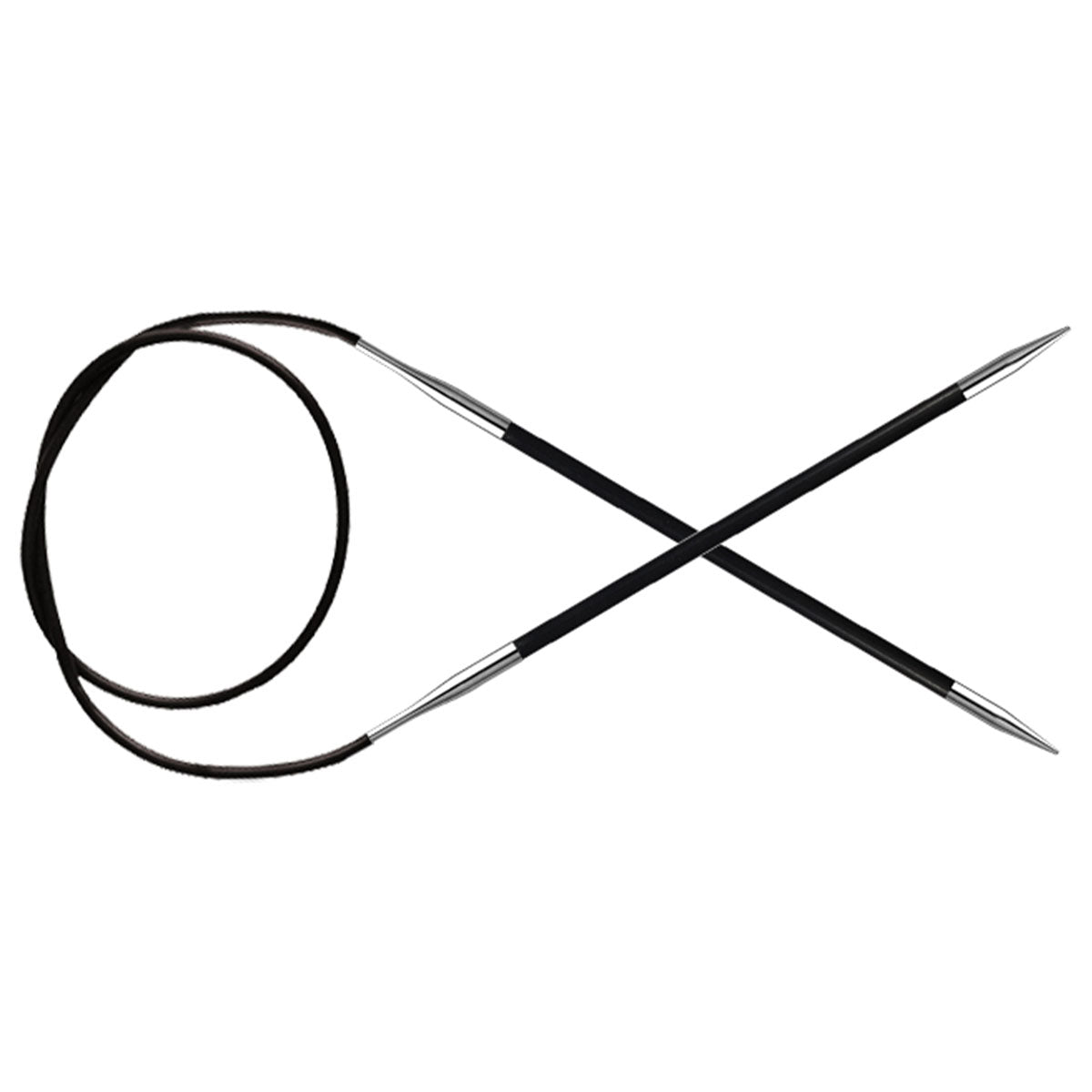 KnitPro Karbonz Circular Needles - US 9 (5.5mm) - 24" - Extra Image
