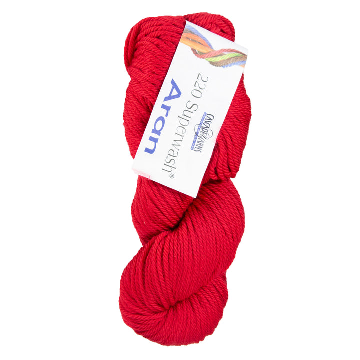 Cascade Yarns 220 Superwash Aran Yarn - 0809 Really Red - Zoom Image