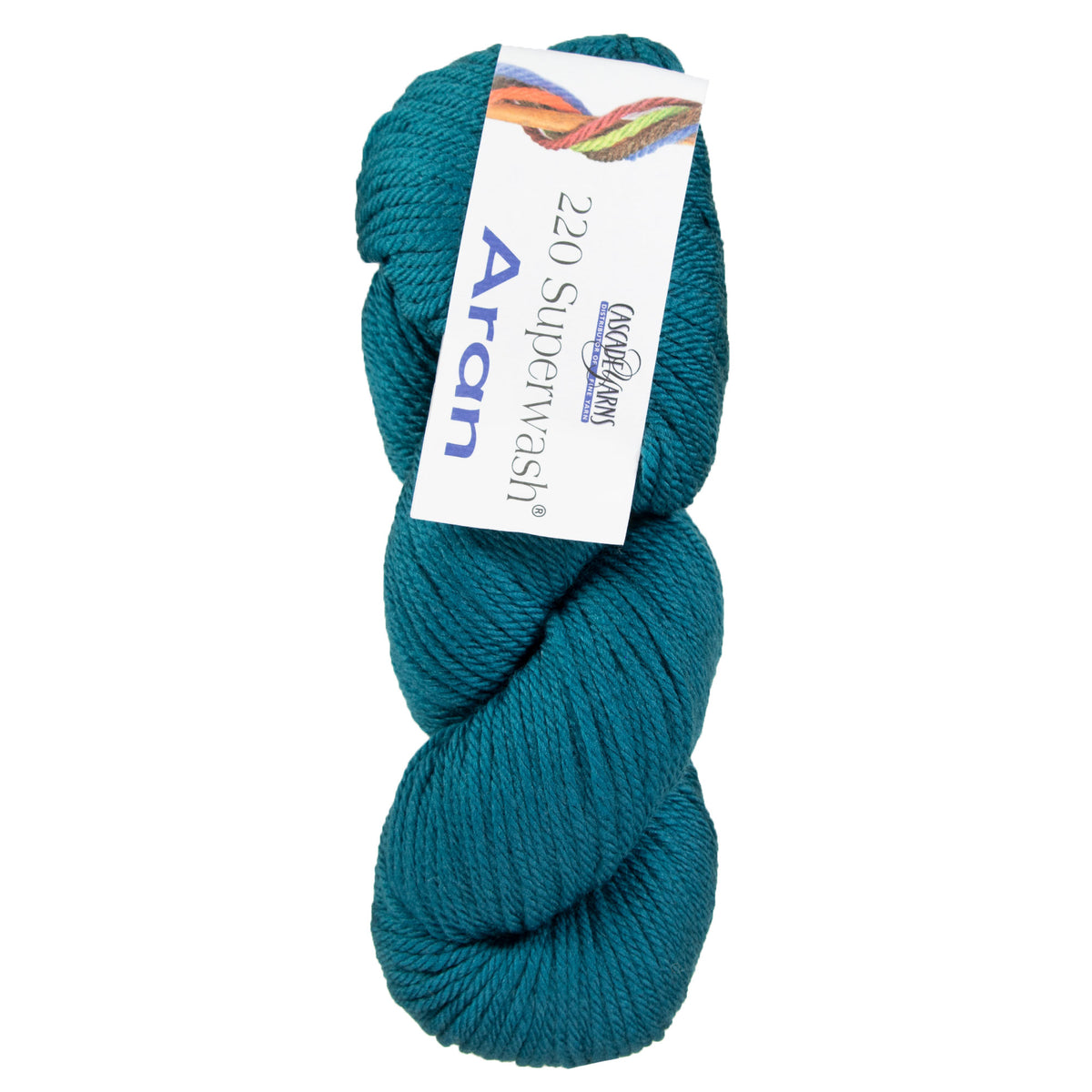 Cascade Yarns 220 Superwash Aran Yarn - 0811 Como Blue - Zoom Image
