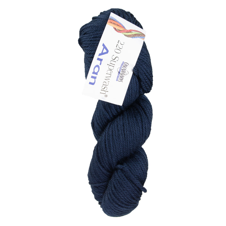 Cascade Yarns 220 Superwash Aran Yarn - 0854 Navy - Zoom Image
