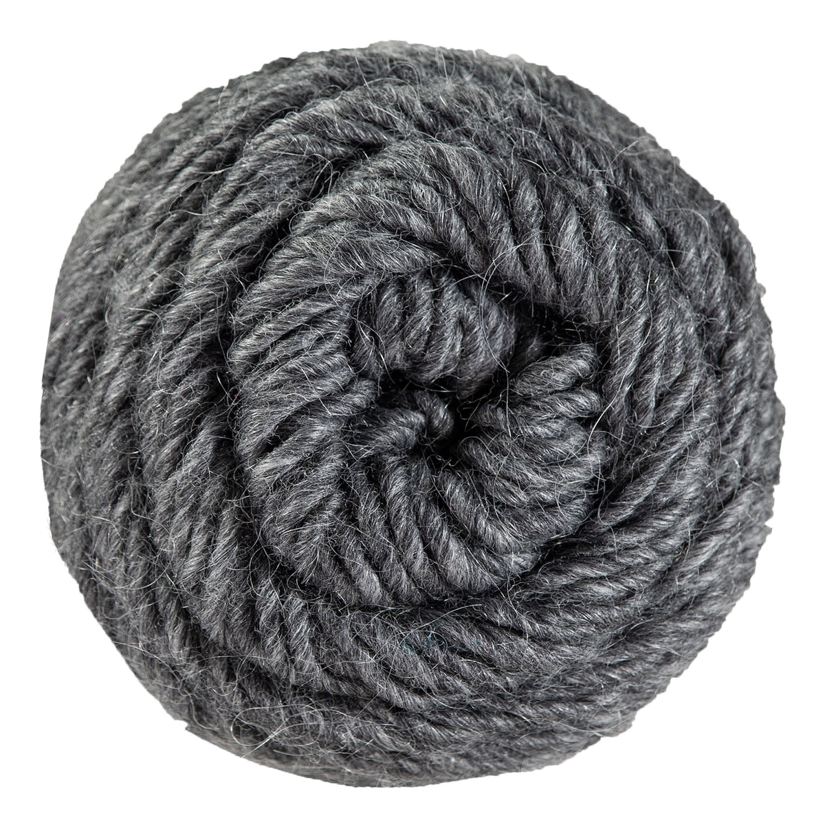 Brown Sheep Lamb's Pride Worsted Yarn - M004 Charcoal Heather - Zoom Image
