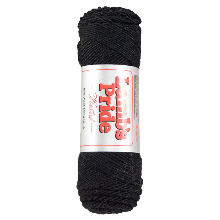 Brown Sheep Lamb's Pride Worsted Yarn - M005 Onyx - Zoom Image