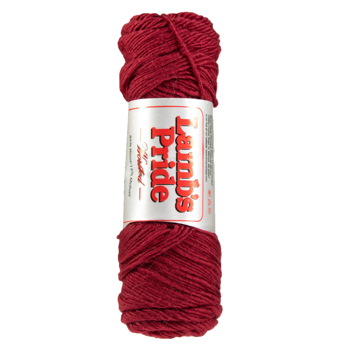 Brown Sheep Lamb's Pride Worsted Yarn - M083 Raspberry - Zoom Image
