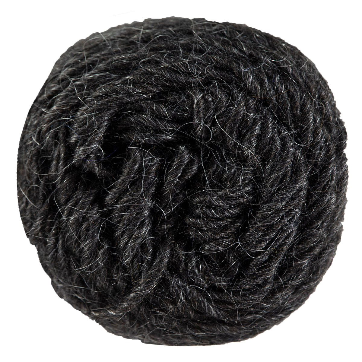 Brown Sheep Lamb's Pride Worsted Yarn - M006 Deep Charcoal - Zoom Image
