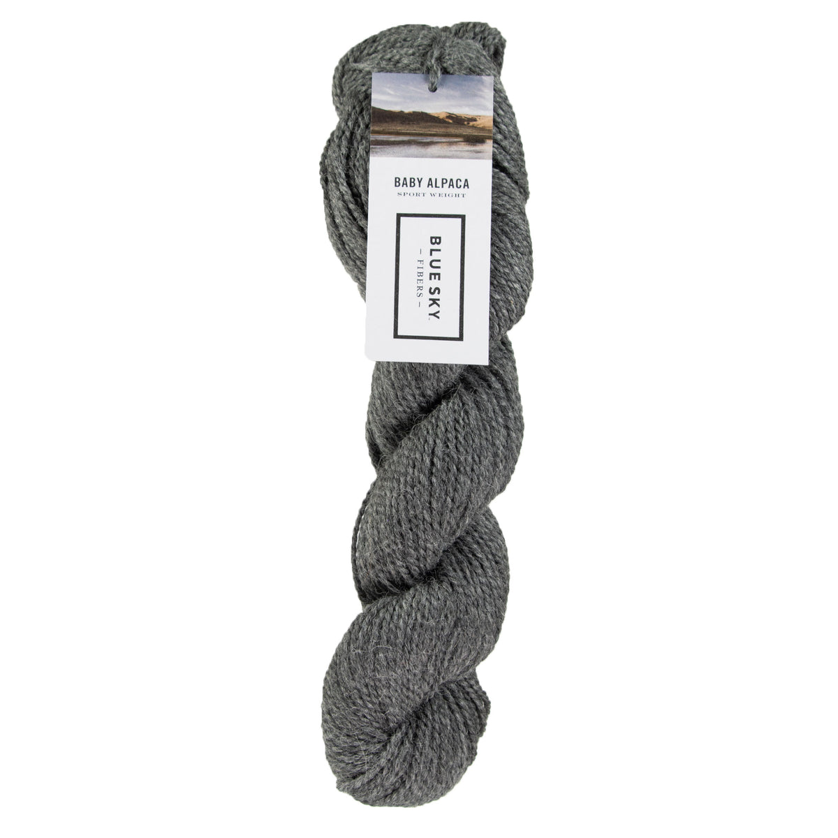 Blue Sky Fibers Baby Alpaca Yarn - 508 - Med Grey - Zoom Image