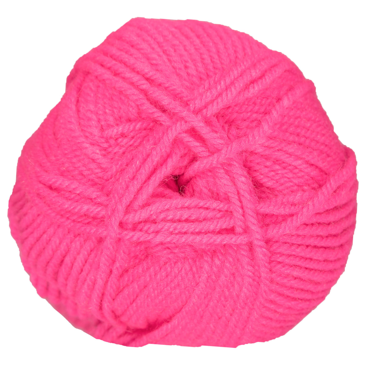 Plymouth Yarn Encore Worsted Yarn - 0478 Neon Pink - Zoom Image

