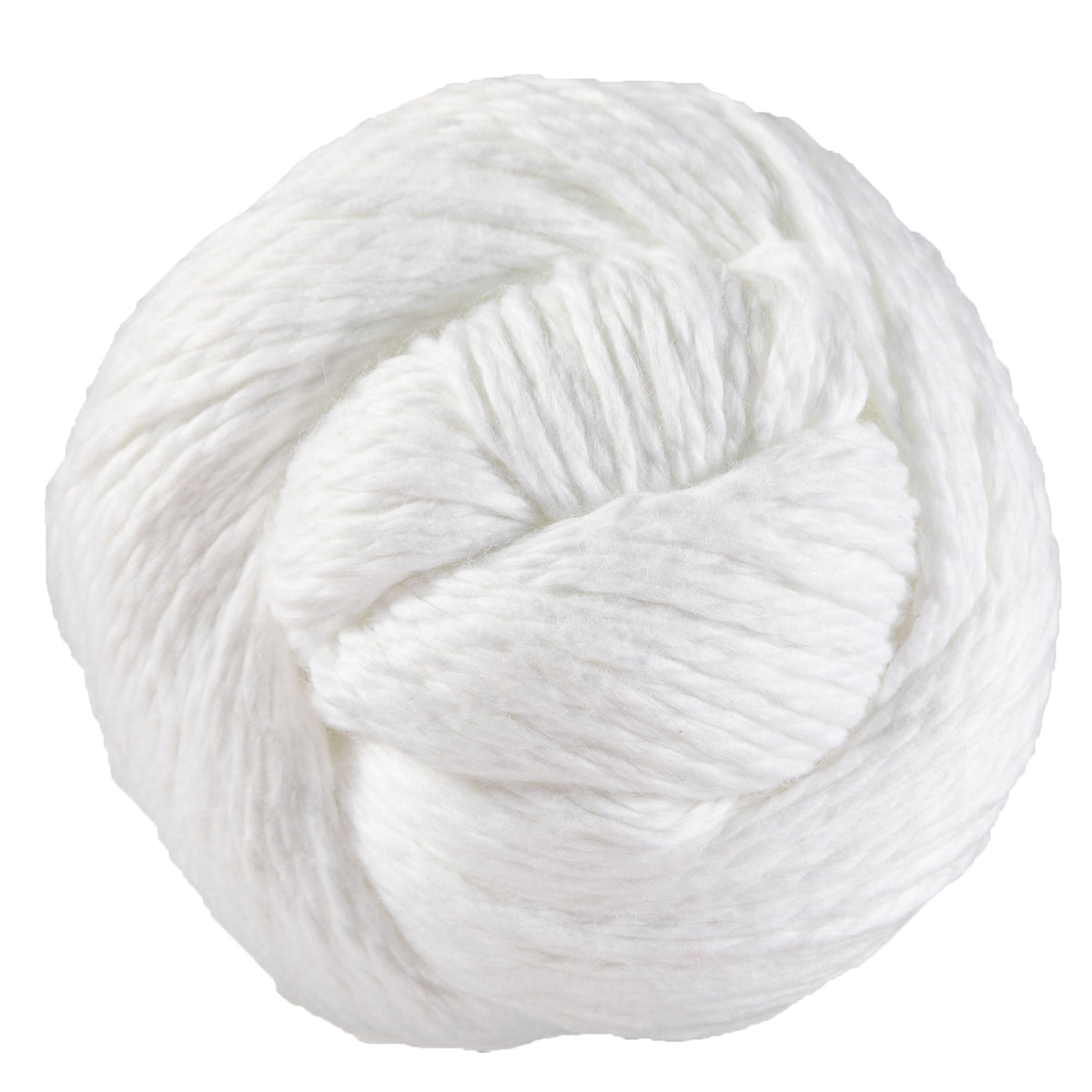 Blue Sky Fibers Organic Cotton Yarn - 615 - Tulip (White) - Zoom Image
