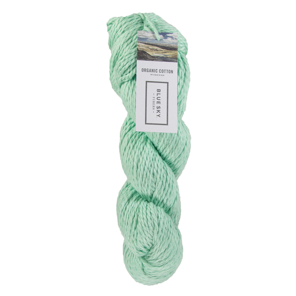 Blue Sky Fibers Organic Cotton Yarn - 604 - Aloe - Zoom Image
