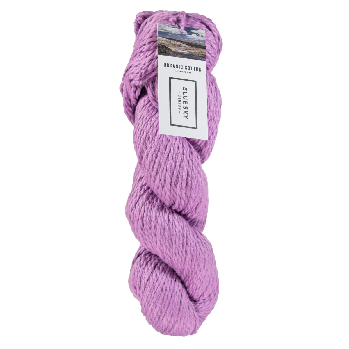 Blue Sky Fibers Organic Cotton Yarn - 618 - Orchid - Zoom Image

