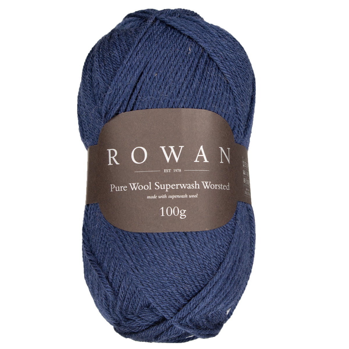 Rowan Pure Wool Superwash Worsted Yarn - 149 Navy - Zoom Image