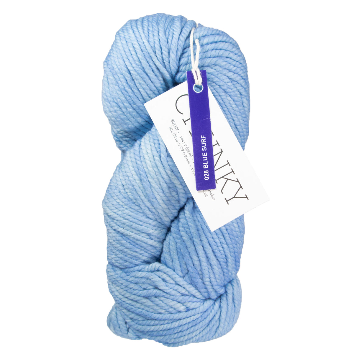 Malabrigo Chunky Yarn - 028 Blue Surf - Zoom Image
