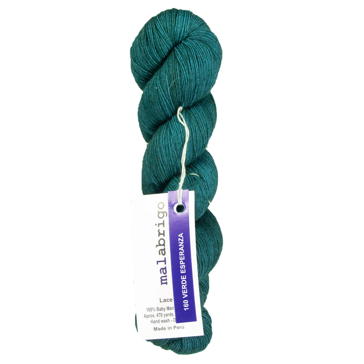 Malabrigo Lace Yarn - 160 Verde Esperanza - Zoom Image