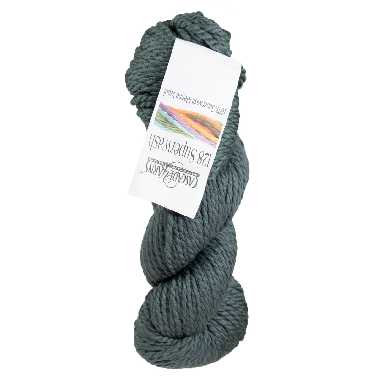 Cascade Yarns 128 Superwash Yarn - 214 Smoke - Zoom Image
